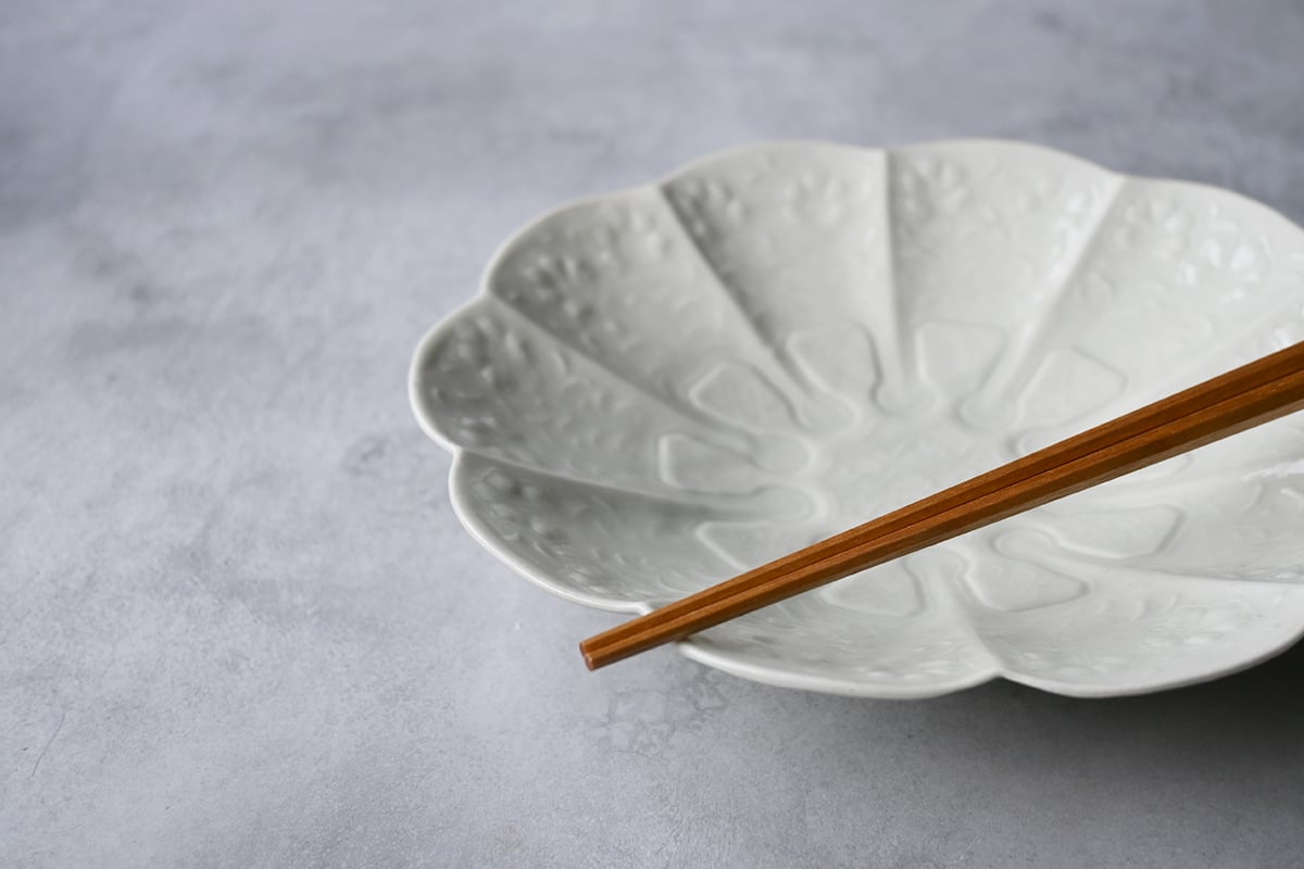 石田 裕哉 陽刻菊鉢/Φ190 ISHI-31 | svale furniture