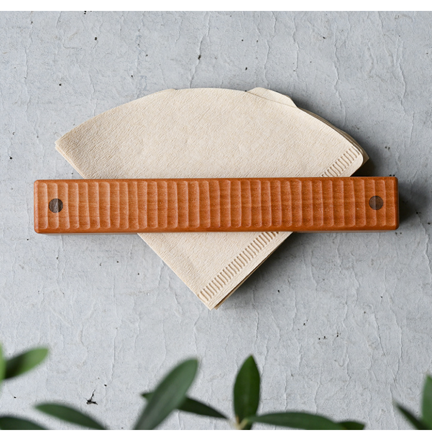 2枚セット　ふるいともかず　さざなみプレートL　　ウォールナット　受注製作品 ふるいともかず 珈琲フィルター掛け FU-80 | svale furniture