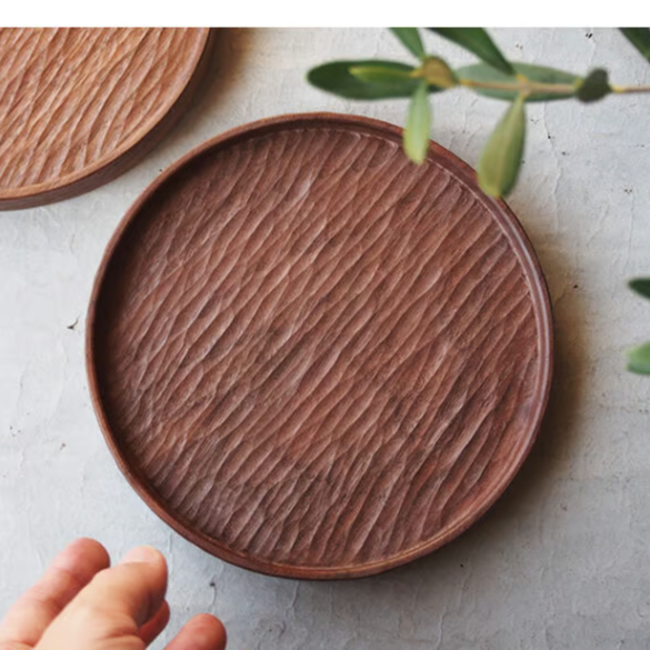 Svale Furniture /三木達也さん 花雲盆 カエデ鉄染 svale furniture/三木達也 花雲盆Φ315 svf‐111 | sval