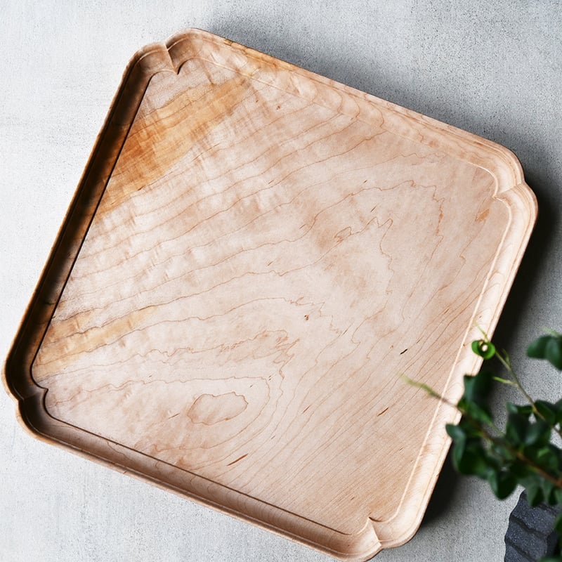 三木達也　飾り縁盆 svale furniture /三木達也 飾り縁盆/315角 svf‐155 | sva