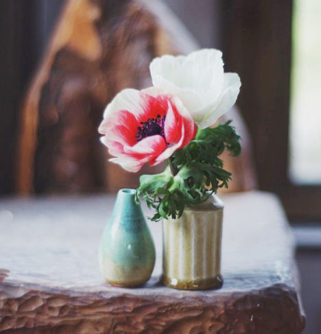 小川綾さん　フラワーベース3点 小川綾｜WHITE LILY VASE｜花器・フラワーベース - INTERIOR
