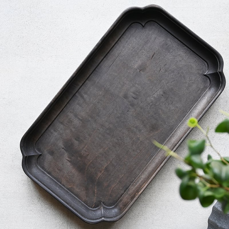 Svale Furniture /三木達也さん 花雲盆 カエデ鉄染 Svale Furniture