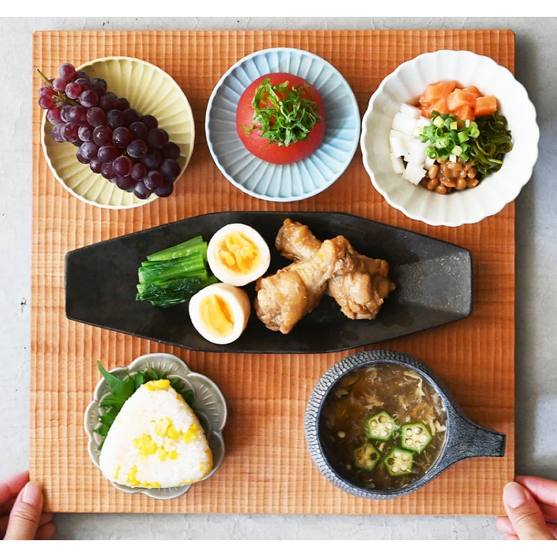 ふるいともかず ☆さざなみプレート305角 FU-133 *受注製作 | svale f