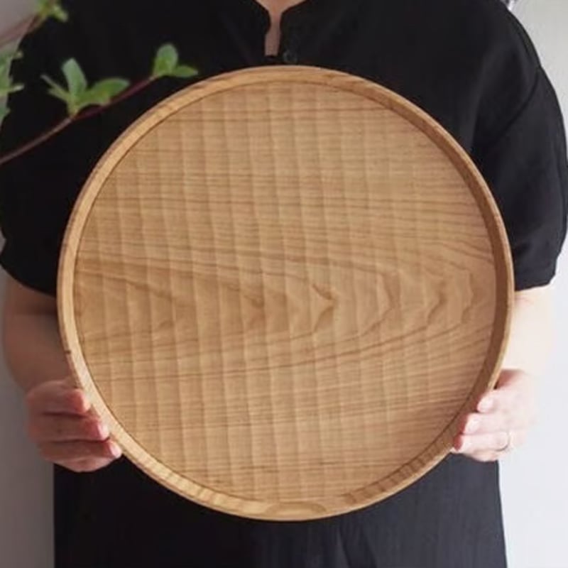 ふるいともかず ☆丸盆φ300 クリ FU-153 *受注製作 | svale