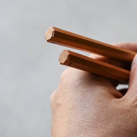 ふるいともかず　山桜の八角箸　FU-133