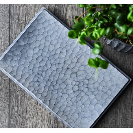 吉田 欣司　角長皿/漆 w300×d200　YO-10