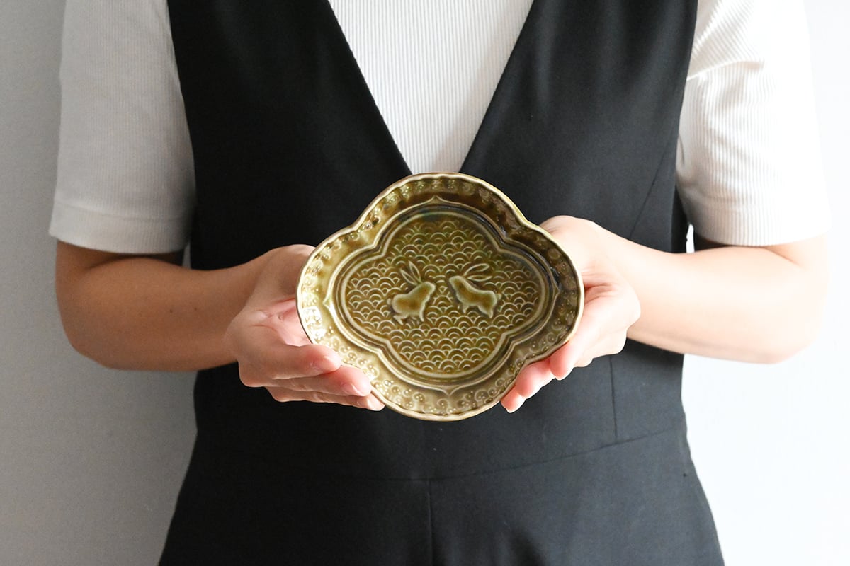 石田 裕哉 兎波文皿/w130×d115 ISHI-19 | svale furniture