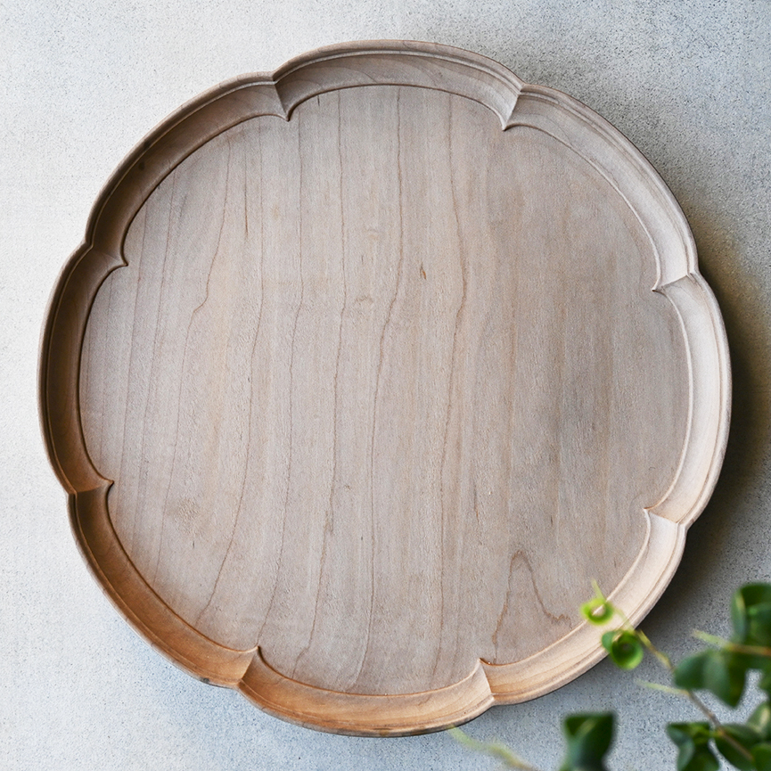 svale furniture/三木達也 飾り縁輪花盆φ315 svf‐201 | sv