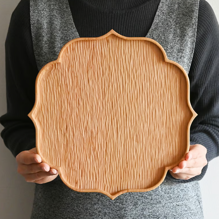 svale furniture/三木達也 稜花皿Φ240（パン皿） svale furniture/三木達也 稜花皿Φ240（パン皿）