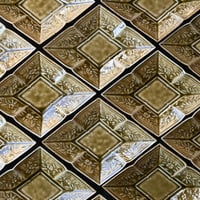 石田裕哉・陽刻菱形皿 　ISHI-56
