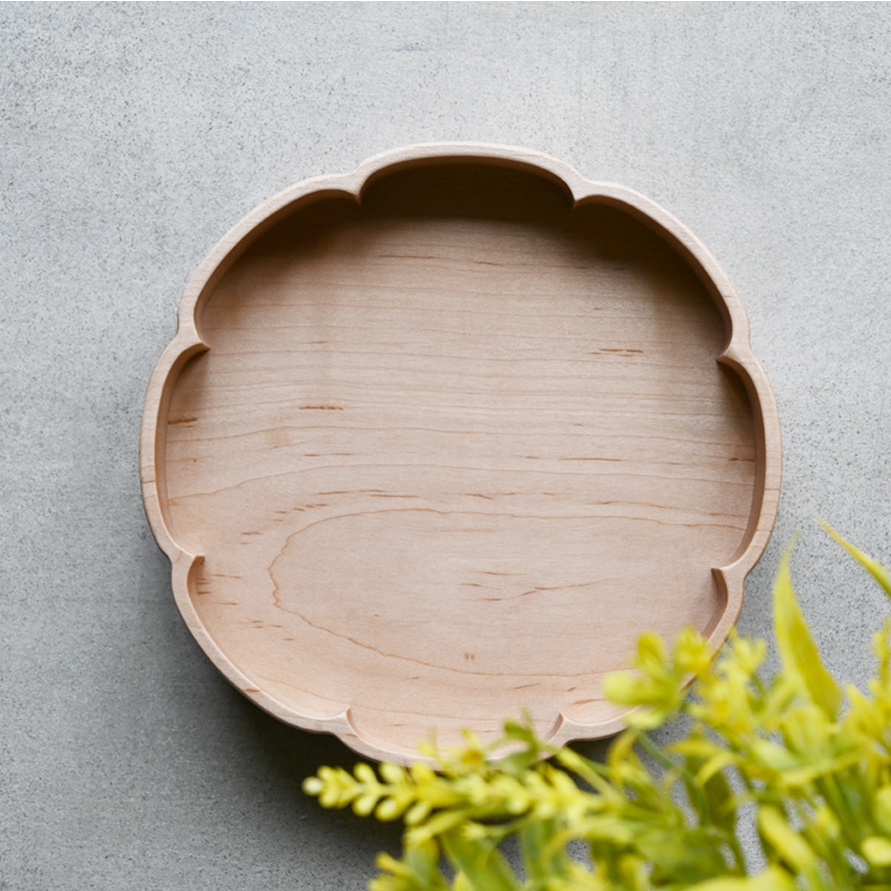 svale furniture/三木達也 稜花皿Φ240（パン皿） svale furniture /三木達也 輪花皿/茶托Φ100 svf‐209 | sva