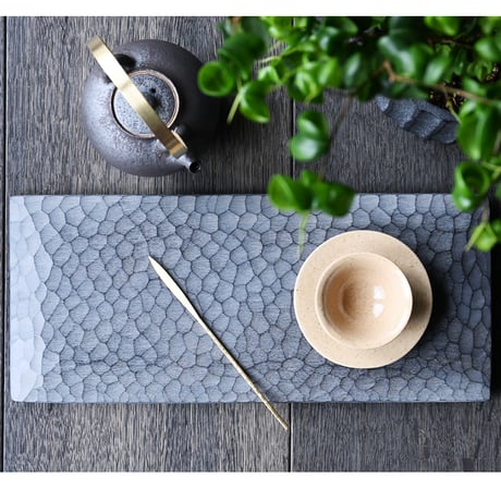 吉田 欣司　敷板/漆 w330×d140 　YO-13