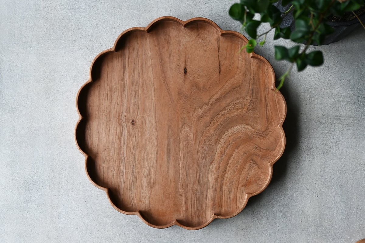 Svale Furniture /三木達也さん 花雲盆 カエデ鉄染 svale furniture/三木達也 花雲盆Φ315 svf‐111 | sval