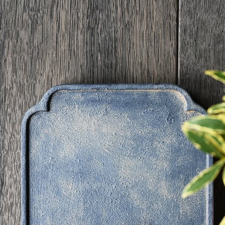 svale furniture /三木達也  飾り縁盆270×160/○白漆　svf‐260