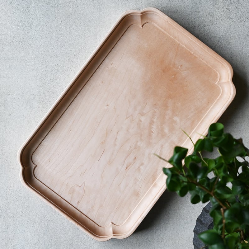 svale furniture/三木達也 飾り縁盆/300×190 svf‐100 |