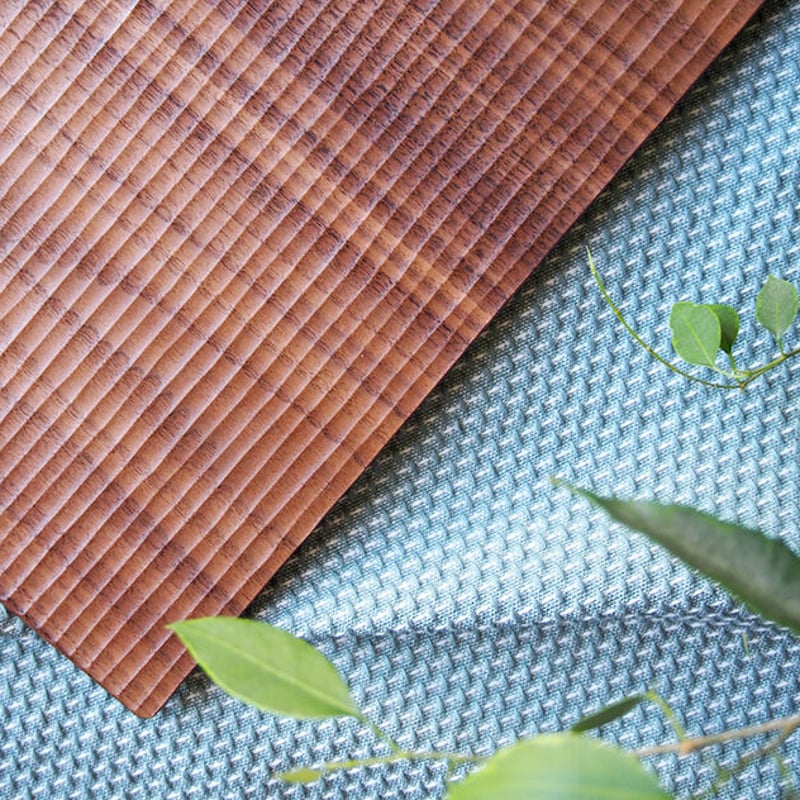 2枚セット　ふるいともかず　さざなみプレートL　　ウォールナット　受注製作品 2枚セット さざなみプレートL ウォールナット 受注製作品 ふるい