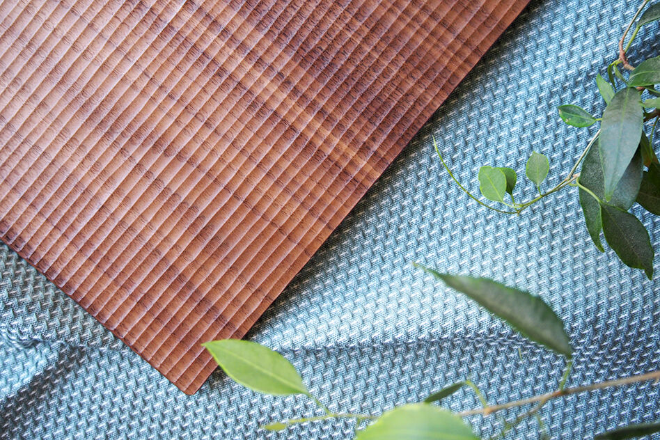 2枚セット　ふるいともかず　さざなみプレートL　　ウォールナット　受注製作品 2枚セット さざなみプレートL ウォールナット 受注製作品 ふるいとも