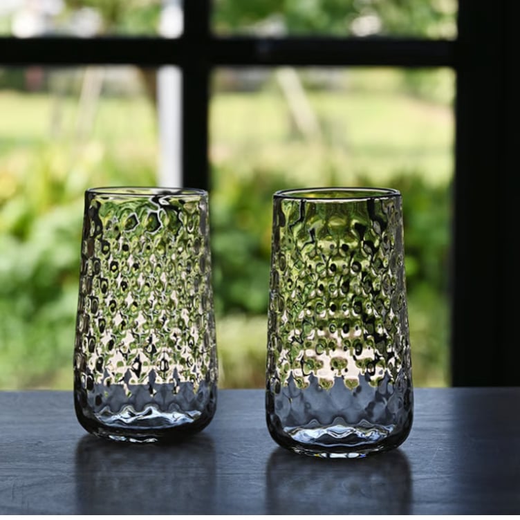 中国古美術 墨置 墨床 ガラス　硝子 市川硝子製作所 パイナップルグラス/Φ50×h75 IC-22 | svale