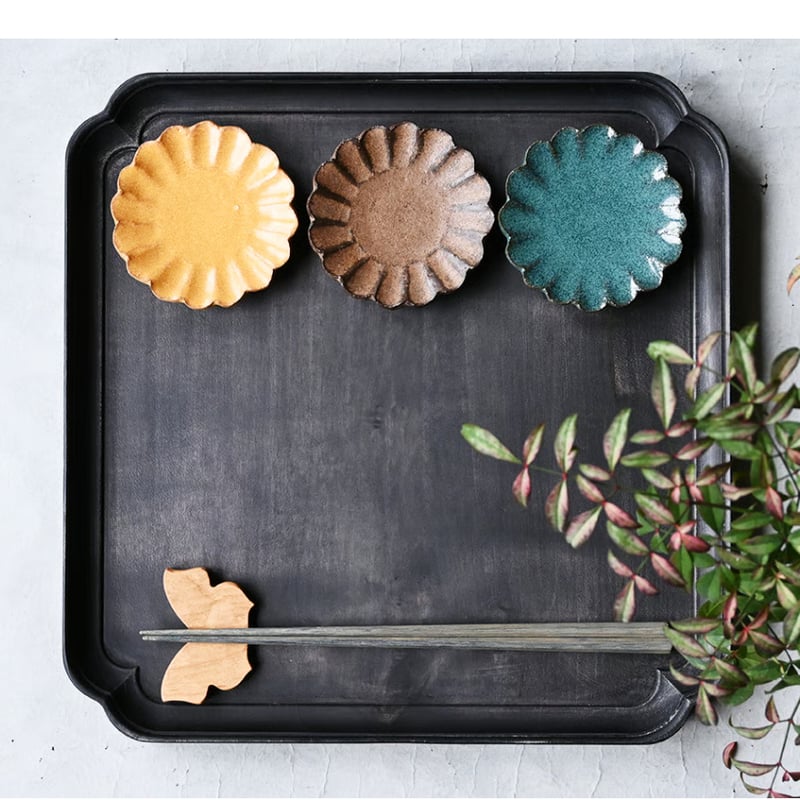 いつまでも元気で　　ガルーダのいる飾り盆 　1500円値下げしました。 svale furniture /三木達也 飾り縁盆/315角 svf‐155 | sva