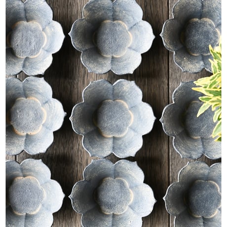 svale furniture /三木達也  稜花小鉢Φ105/○白漆　svf‐257