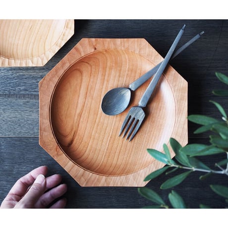 森夏未 コンポートフラットflat チェリー 270mm 27cm 森夏未 - 器と暮らしの道具 OLIOLI