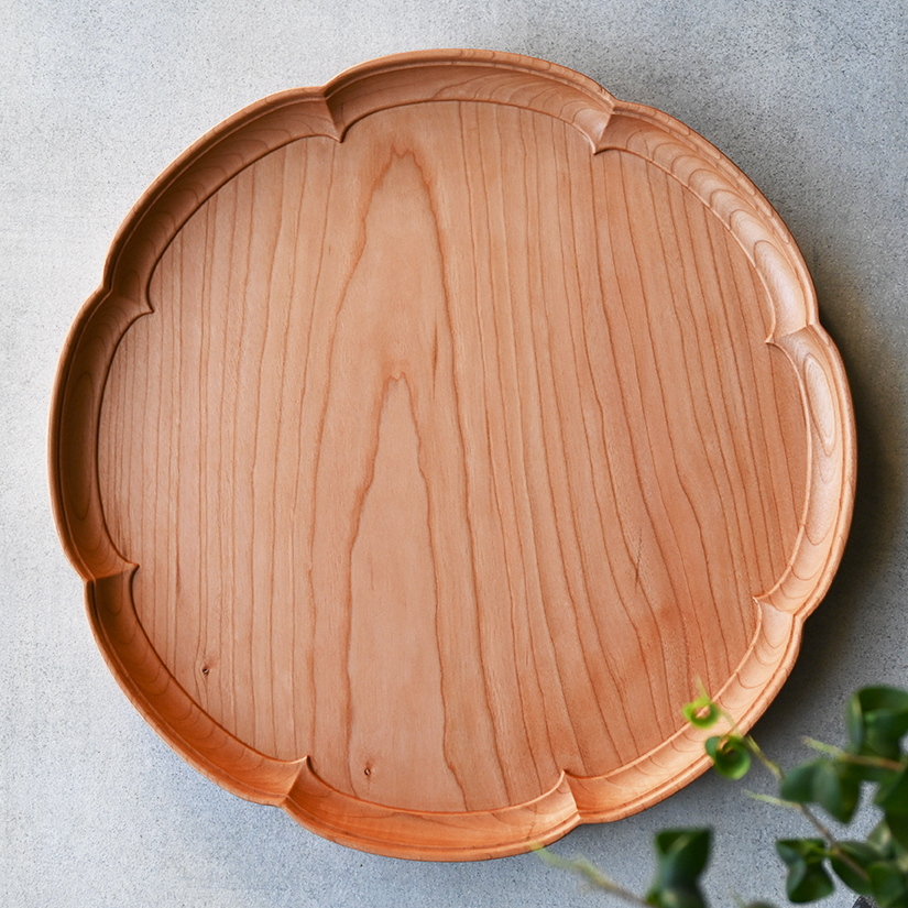 svale furniture/三木達也 飾り縁輪花盆φ315 svf‐201 | sv