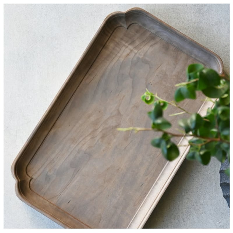 svale furniture/三木達也 飾り縁盆/w300×d190 svf‐100