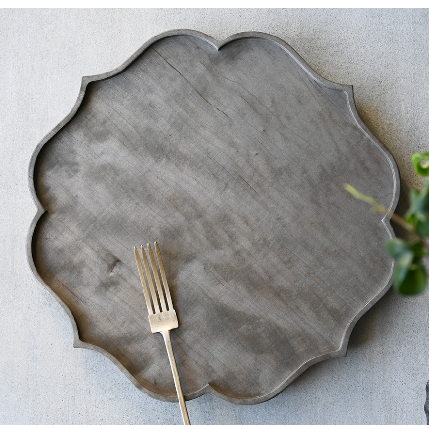 svale furniture/三木達也 稜花皿Φ240（パン皿） svale furniture/三木