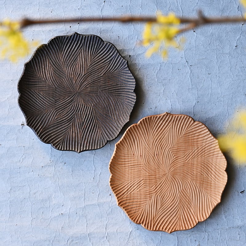 フナハシトモハル 輪花皿Φ153 FUNA-11 | svale furniture