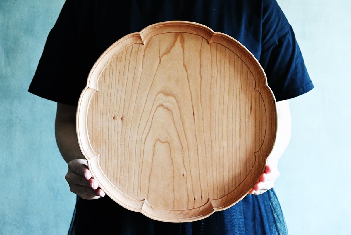 svale furniture/三木達也 飾り縁・輪花盆φ315 svf‐201 | s