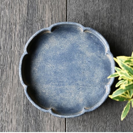 svale furniture /三木達也  輪花菓子鉢Φ180/○白漆　svf‐26２