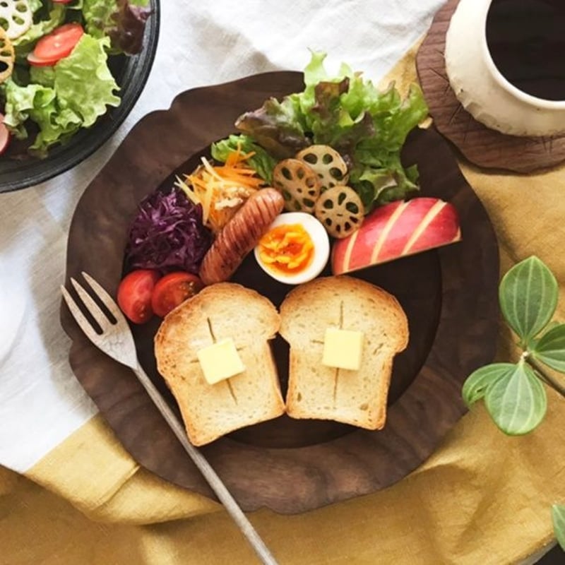 森田孝久 輪花オーバル皿 森田孝久 / 輪花オーバル皿 栗 - RHINES