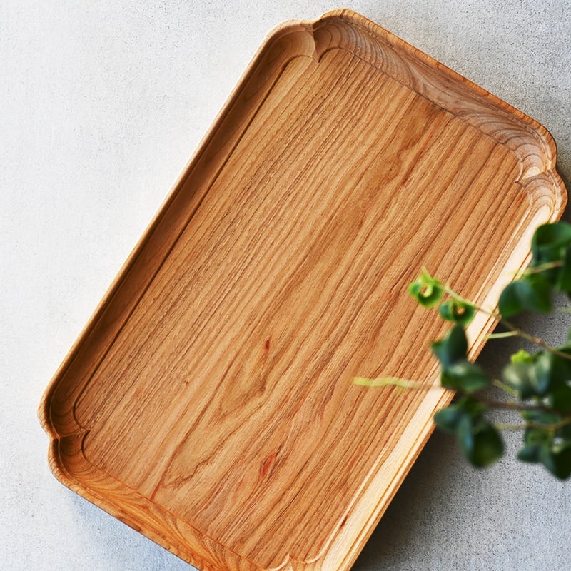 svale furniture/三木達也 飾り縁盆/w300×d190 svf‐100