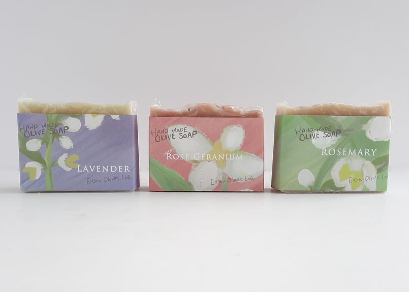 ハンドメイドソープ 《3個セット》 | Enshu Olives 遠州オリーブ