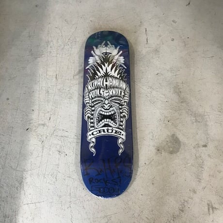 royal hawaiian pool service　”BLUE TIKI CRUE ”  GRANT FUKUDAサイン入り SHAKABRA