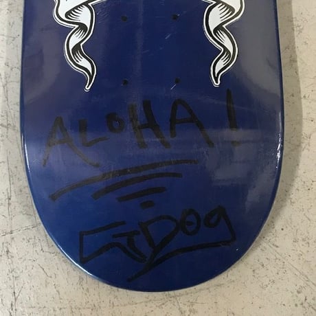 royal hawaiian pool service　”BLUE TIKI CRUE ”  GRANT FUKUDAサイン入り ALOHA