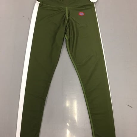 Miss Kiss clothing / レギンス / オリーブ x ホワイト / OWL