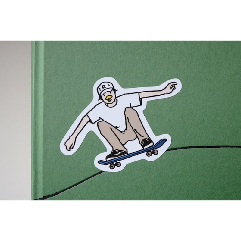 スケーターステッカー（2枚セット）／Skater sticker 1 set for 2 pi