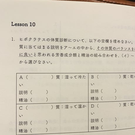 実力アップ問題集（NARD JAPAN[ナード]認定アロマ・アドバイザー試験用）