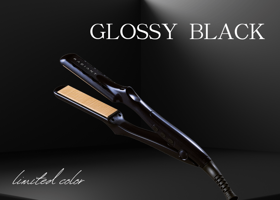 数量限定】シルクプロアイロン radiant28㎜（グロッシーブラック） | B