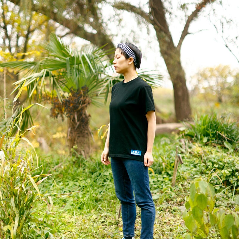 多摩川看板Tシャツ（ブラック） | 多摩川グッズストア