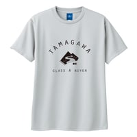 多摩川Tシャツ（ライトグレー）
