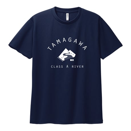 多摩川Tシャツ（ネイビー）