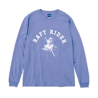 イカダくんTシャツ長袖（ダスティブルー）