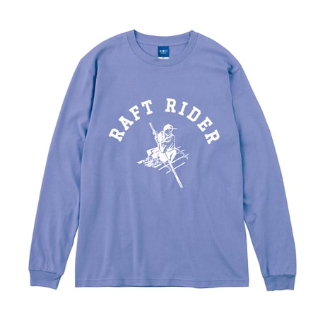 イカダくんTシャツ長袖（ダスティブルー）