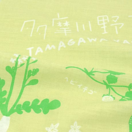 多摩川野草てぬぐい（みどり）