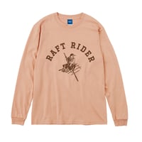 イカダくんTシャツ長袖（ダスティピンク）