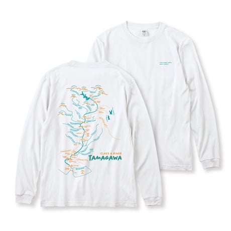 【予約販売（11月下旬お届け予定）】流域ロンT（ホワイト）
