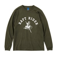 イカダくんTシャツ長袖（アーミーグリーン）