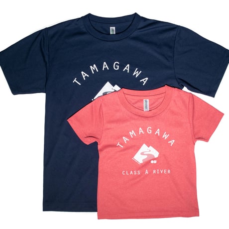 【キッズTシャツ】多摩川キッズTシャツ（ネイビー）